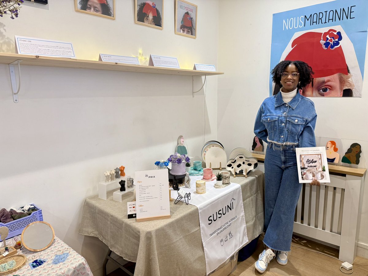 Fr_Bechieau's tweet photo. Bravo à l’équipe de l’association Tendance 19 et aux talentueuses participantes pour ce magnifique marché de créatrices engagées ! Mode, bijoux, déco, de bonnes choses à manger, pour une mode plus éthique et durable, c’est jusqu’à 18h30 au 143, rue de Crimée, dans le #19e ! #Paris #Paris19 @MdCA75019 @Paris19e