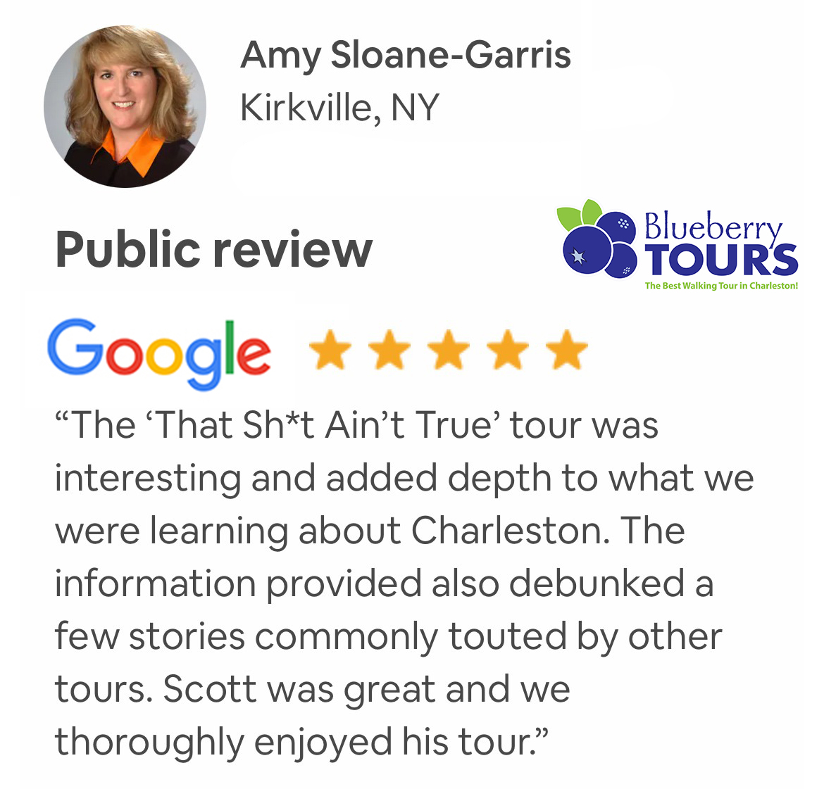 BlueberryTuors's tweet photo. There is only one Debunking History tour in Charleston, and this is it! Take the That Sh!t Ain't True tour at Blueberry Tours.... you'll have fun!
https://t.co/83ZxZebZWr
#blueberrytours #charlestonsc #historytours https://t.co/L2WruaLvU7