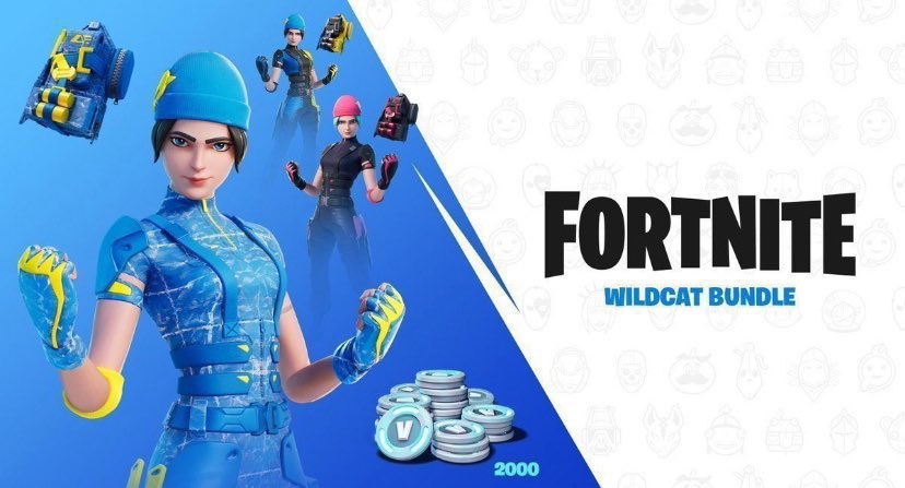Wildcat Skin Bundle Giveaway 🎁

How to 🫴? 

• Retweet &amp; Like
• Follow Me 
• Comment Done ✅  

Ends in 24h, good luck 💫
#Fortnite  #Giveaways