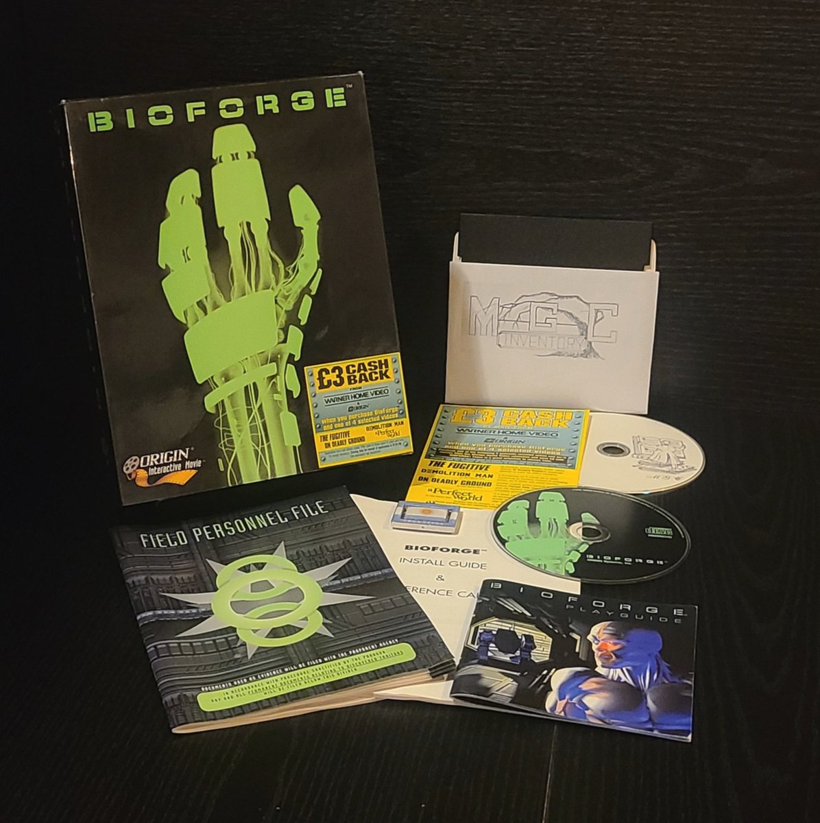mgc_inventory's tweet image. :videogame: ID_0087
BioForge (1995)
Developer : Origin Systems, Inc.
Ver : UK - CD - PC

#bioforge #origin #originsystems #bigbox #retrogames #bigboxgames #bigboxgamecollector #videogames #videogamecollector #videogamecollecting #videogamecollections #classicgames #retro