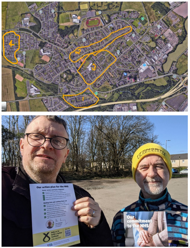 LinwoodAndCSNP's tweet image. 250+ doors got our NHS leaflet in East Fulton (4) today   :-)