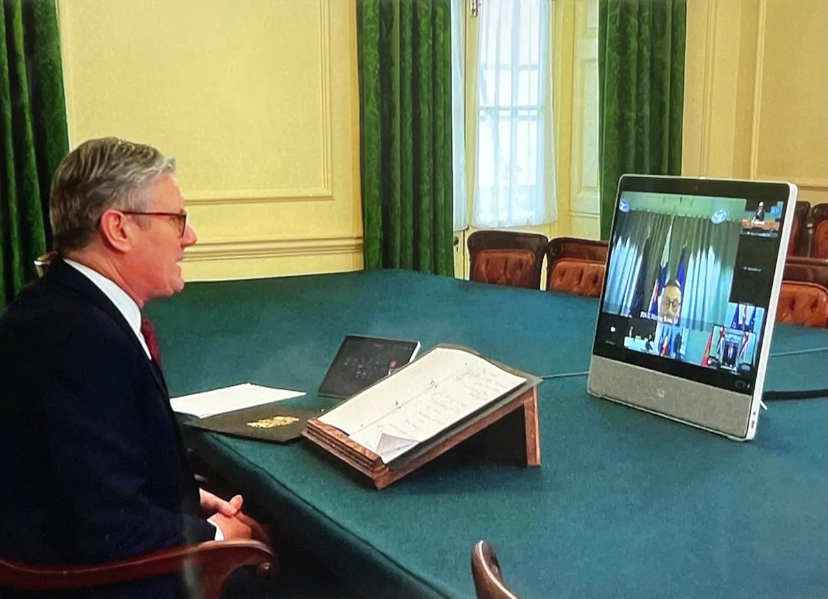 Coalition of the willing maybe, but please tilt your webcam down a bit.