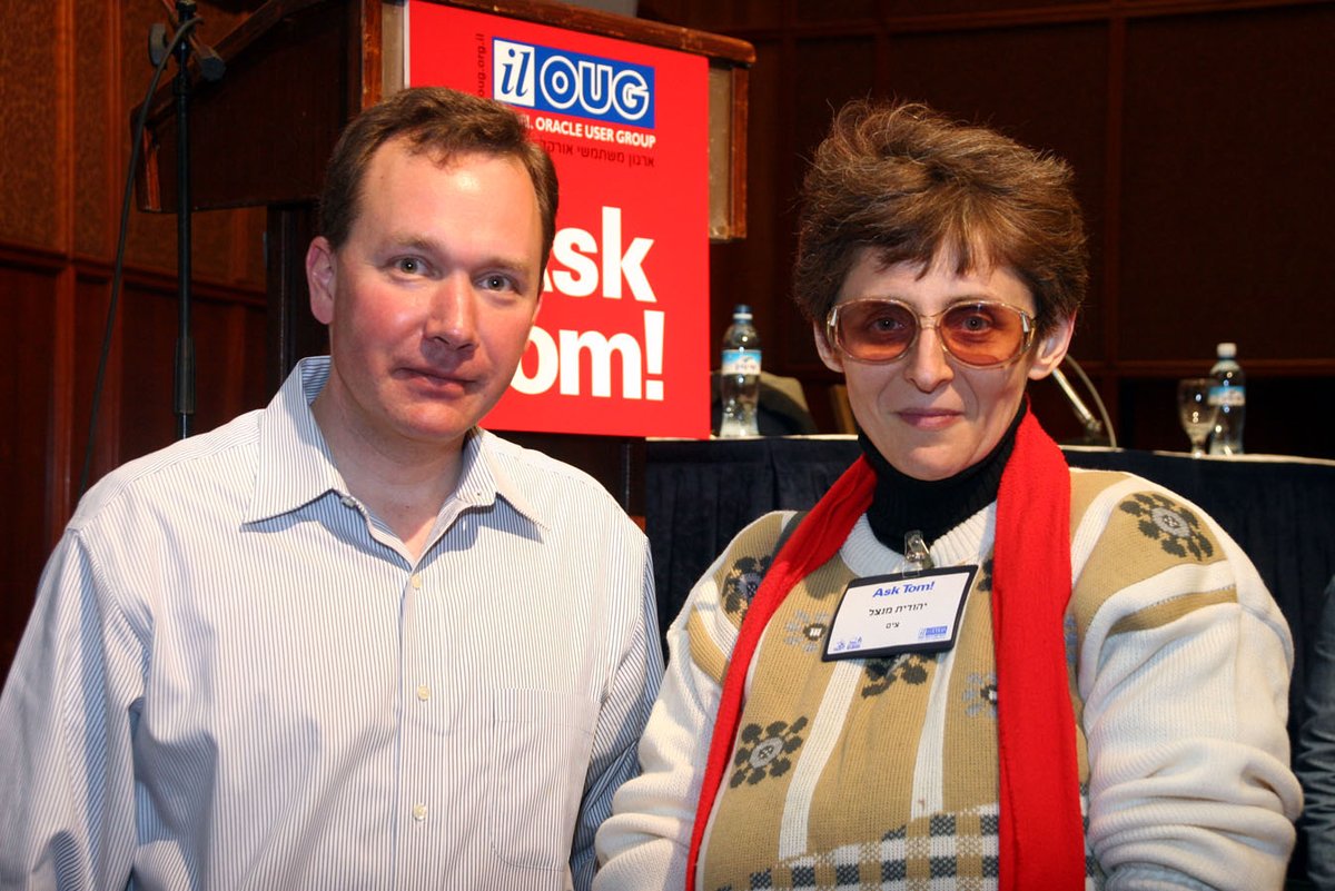 If I remember right, today Tom Kyte celebrates 
a round birthday, time for me to recall one of my dearest professional memories!
Happy Birthday Tom, and thank you, once again, for everything you have done for the Oracle community and for being the guru of so many of us!
🍀🥂🎉❤️
