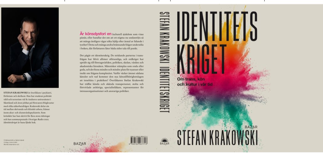Min bok IDENTITETSKRIGET släpps på måndag den 17 mars! Du kan redan nu förbeställa den på adlibris eller Bokus. Finns även som ljudbok och ebok. 

adlibris.com/se/bok/identit…

bokus.com/bok/9789180067…