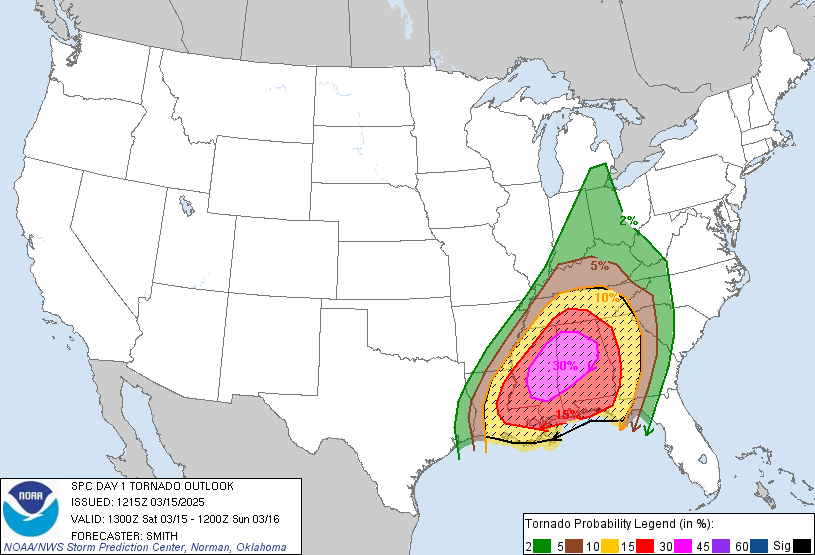 LimWeather's tweet photo. D1 #HighRisk in S #DixieAlley esp #BirminghamAL,#Tuscaloosa,#HooverAL,#NorthPortAL,#bessemer,#Selma,#JacksonMS,#Hattiesburg,#MeridianMS,#LaurelMS,#ColumbusMS,#TupeloMS
30SIG #Tornado/SIG #Hail/45SIG #Wind risks
#Wxx #WxTwitter #SPC #SevereWx #MSwx #ALwx #Mississippi #Alabama https://t.co/9SKdSqZkWC