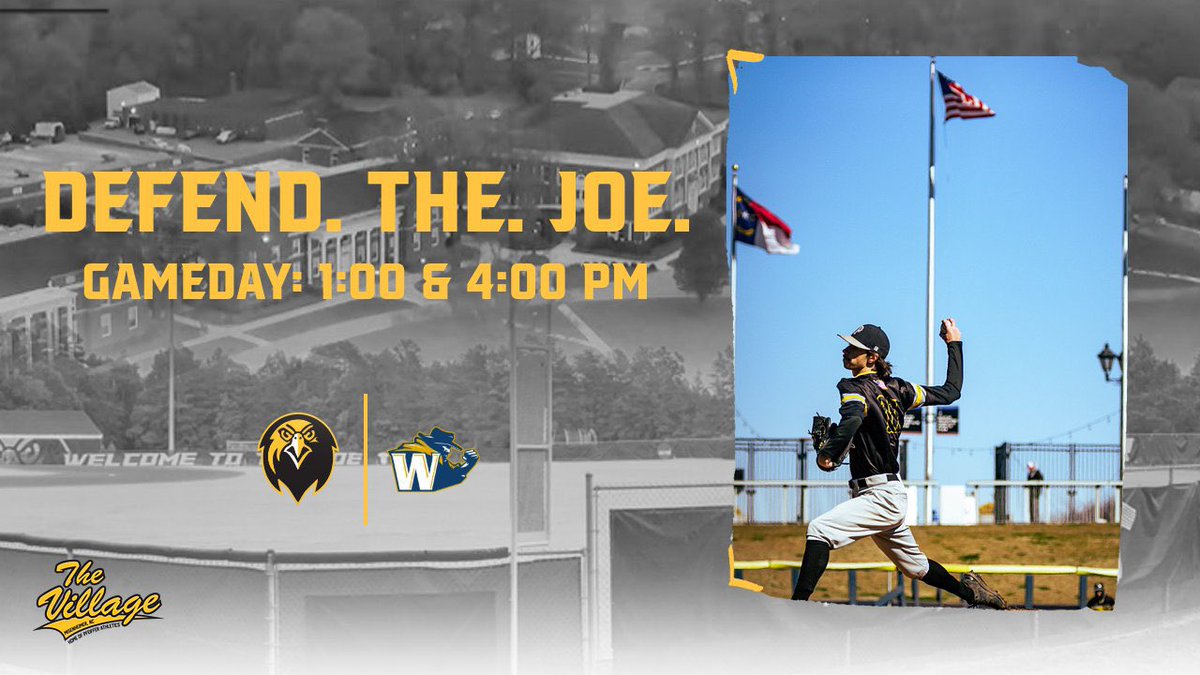 Job’s not done. 2 more at THE JOE today as the Falcons look to open conference play with a bang‼️

🆚 NC Wesleyan 
📍Misenheimer
🕑 1:00 | 4:00 PM
🏟️ The Joe