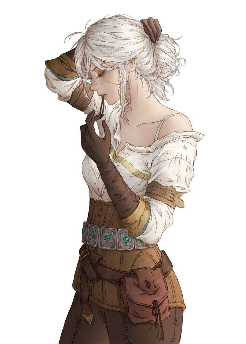 artelsia's tweet photo. Ciri from The Witcher 3 https://t.co/H06Wwi9eW9