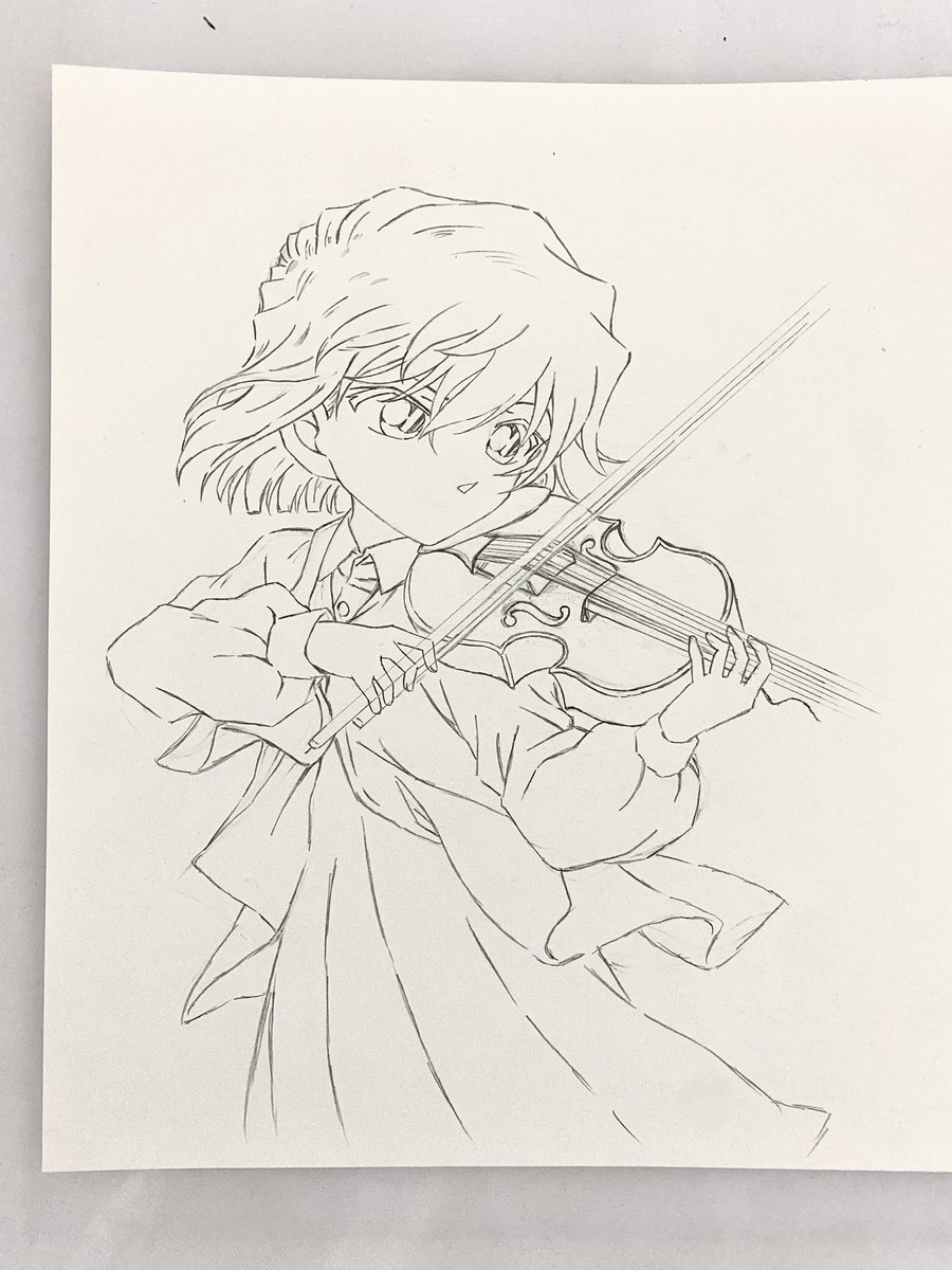 コナンコンサート用に描こう思って描いたイラスト
迷ったけどこれも見送り…かな
要望があればポストカード作るのはアリかも 