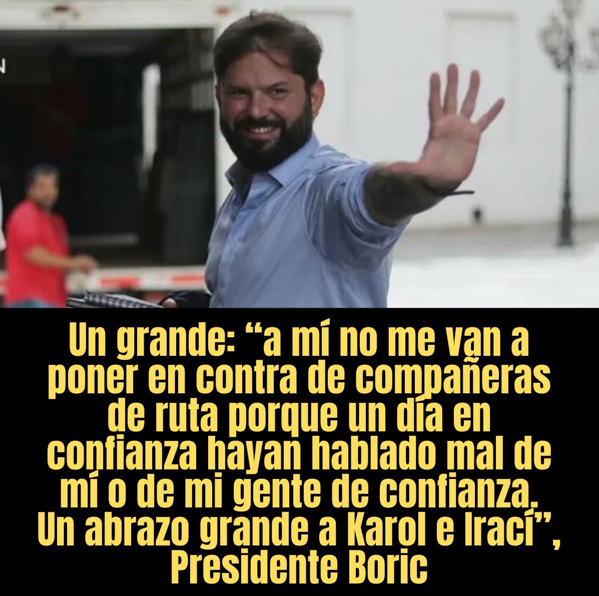 Radar_C_L's tweet photo. Qué gran persona tenemos como presidente de la República https://t.co/bbYHxVfvZC