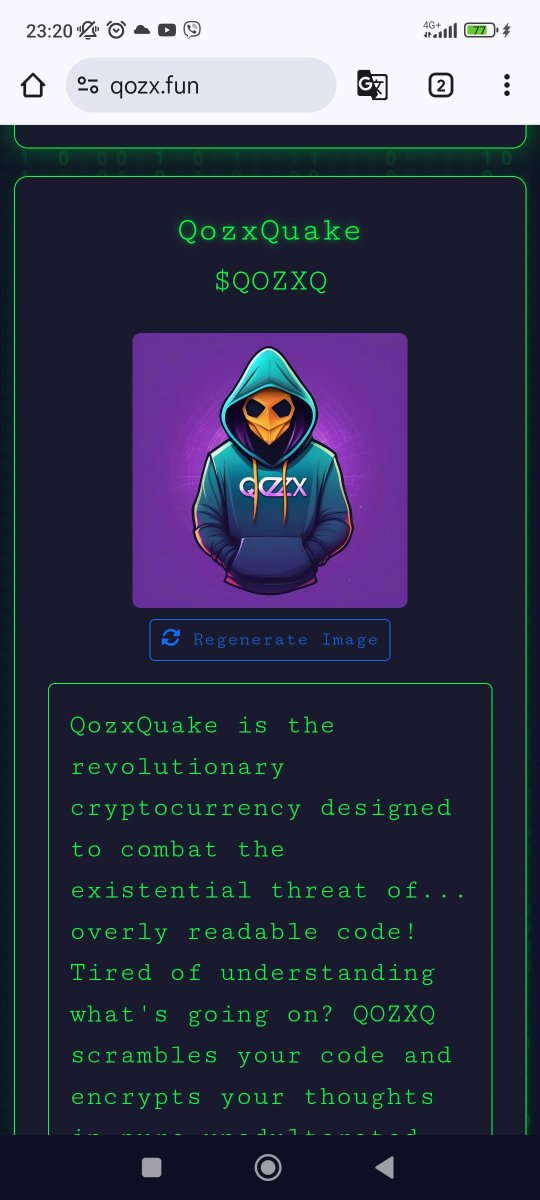 Psyagis1989's tweet photo. @cryptobeastreal Blackrock buying Bitcoin we buy this low cap Gem 💎 @qozx_fun
Meme Idea Generator , IMAGE FOR THE MEME,website,roadmap and much more  just check website 
Ca : 
6sWUaxkSCkmE4bQPcREk2NQSuhzQAYvSczS2AmT1pump https://t.co/1pydYdEHUN