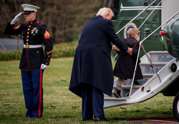 Trump finally got his first real job. Officially little x’s nanny. Elon Musk hired the US president to babysit.