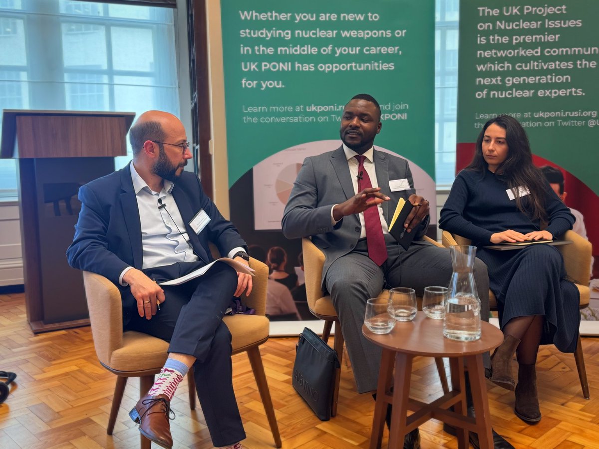 olamideDIY's tweet image. Yesterday, we launched The Global Third Nuclear Age in the historic @RUSI_org Library!
Honored to share this moment with my co-authors @andrewfutter , Cameron Hunter & @LudovicaCastel5 , discussing the complexities of the @ThirdNuclearAge
Huge thanks to the team @UKPONI
