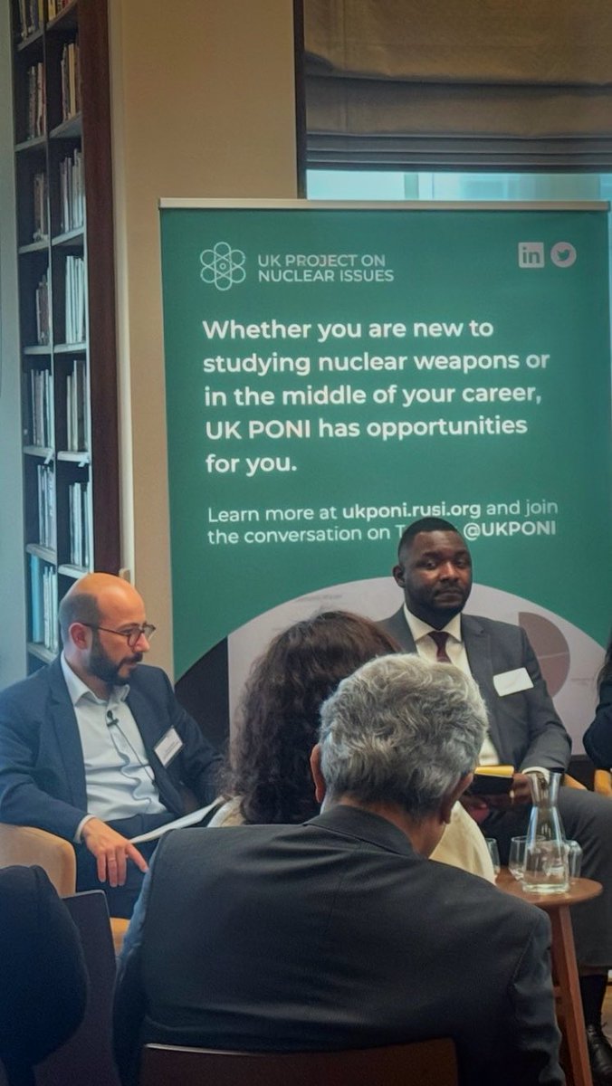 Dr. Olamide Samuel (@olamidediy) on Twitter photo Yesterday, we launched The Global Third Nuclear Age in the historic <a href="/RUSI_org/">RUSI</a> Library!
Honored to share this moment with my co-authors <a href="/andrewfutter/">Andrew Futter</a> , Cameron Hunter & <a href="/LudovicaCastel5/">Ludovica Castelli</a> , discussing the complexities of the <a href="/ThirdNuclearAge/">Third Nuclear Age</a>
Huge thanks to the team <a href="/UKPONI/">UK Project on Nuclear Issues at RUSI</a> Yesterday, we launched The Global Third Nuclear Age in the historic <a href="/RUSI_org/">RUSI</a> Library!
Honored to share this moment with my co-authors <a href="/andrewfutter/">Andrew Futter</a> , Cameron Hunter & <a href="/LudovicaCastel5/">Ludovica Castelli</a> , discussing the complexities of the <a href="/ThirdNuclearAge/">Third Nuclear Age</a>
Huge thanks to the team <a href="/UKPONI/">UK Project on Nuclear Issues at RUSI</a>