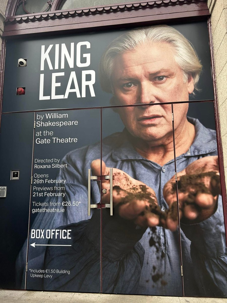 FingalCC's tweet photo. Our 6th years attended an excellent performance of King Lear today in the Gate Theatre in preparation for their LC exam 👑🗡️💔 #englishpaper2 #kinglear @ddletb https://t.co/wf8zyTn3Ab