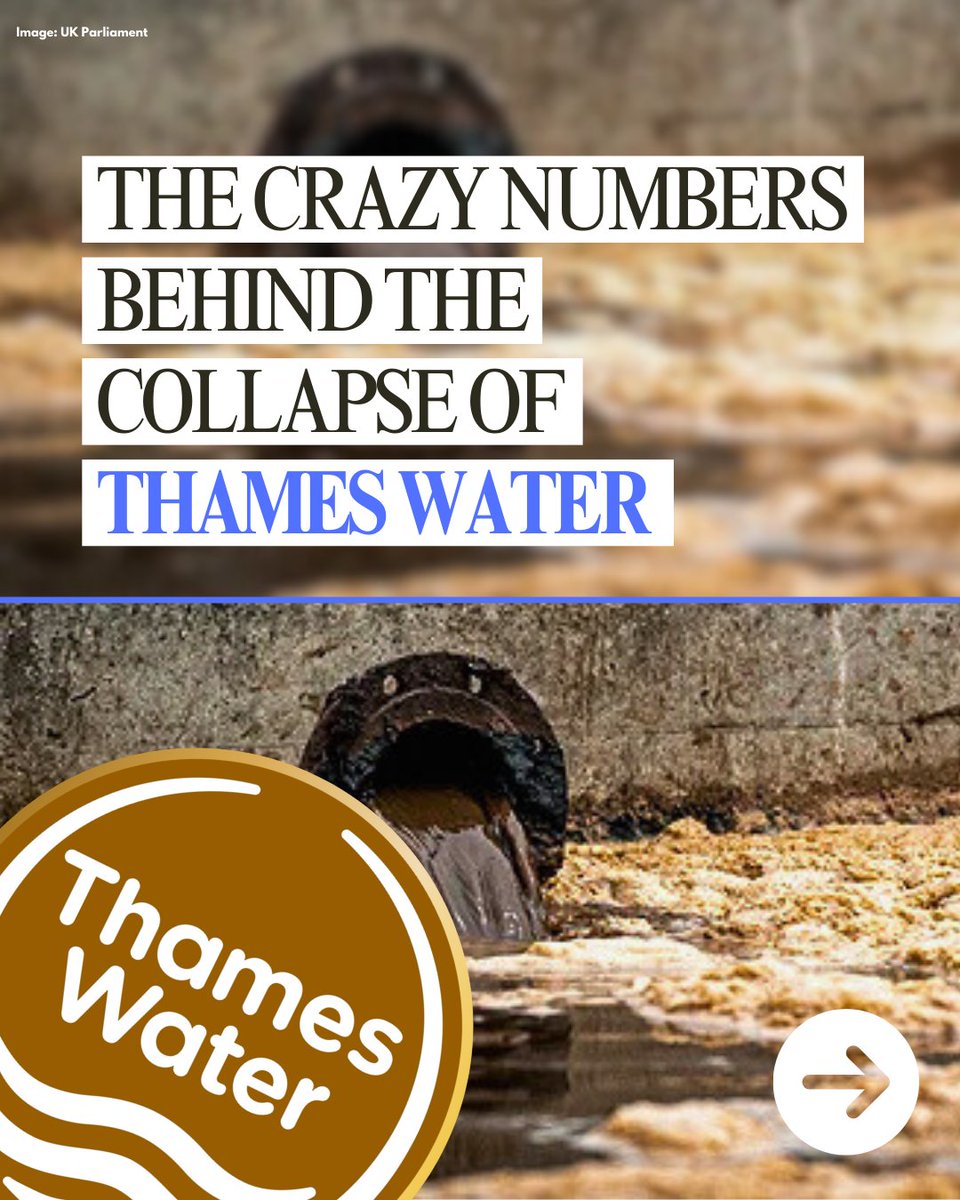 🧵We should flush the old Thames Water away…

How long can we let them limp on for whilst bills skyrocket?

1/5