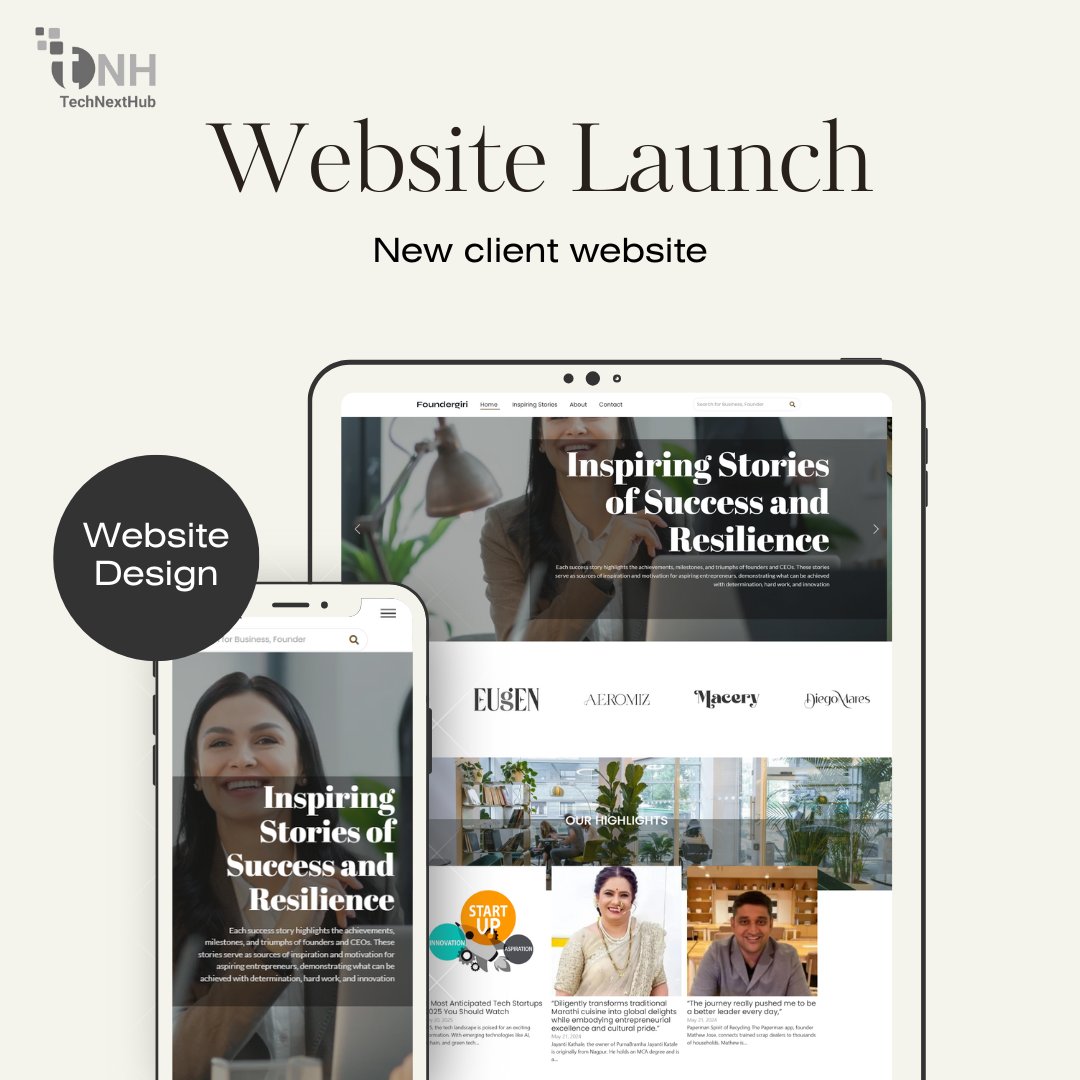 TechNextHub's tweet photo. One More #Blog #Website Launched By TechNextHub We are Proud to announce the Launch of a New Website for Foundergiri. Take A Glance  https://t.co/YnkOoLZanv 

 #WebsiteLaunch #ClientSuccess #NewWebsite #TechnextHub #Business #Website  #WebDesign https://t.co/AMpYz97v7J