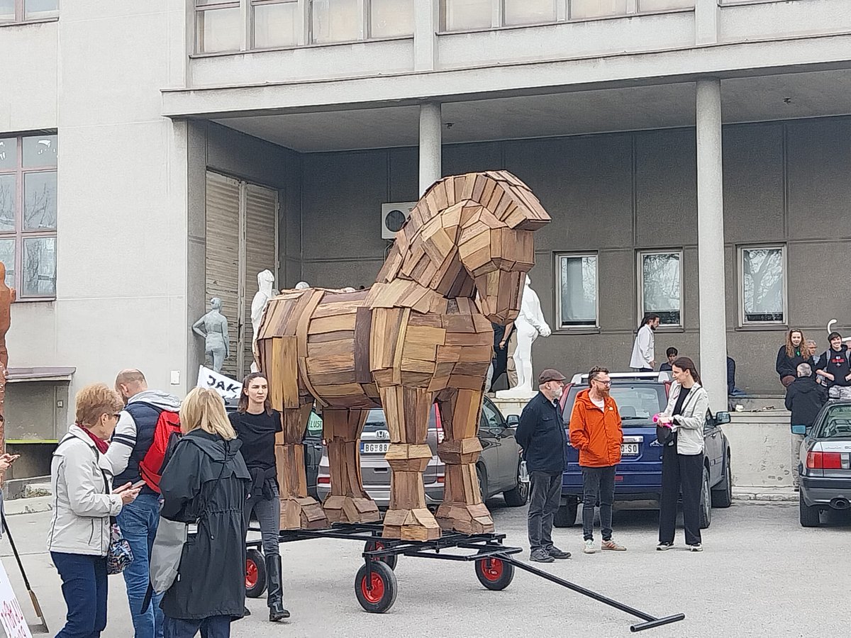 Studenti Fakulteta likovnih umetnosti kreću na protest💪🫶❤️