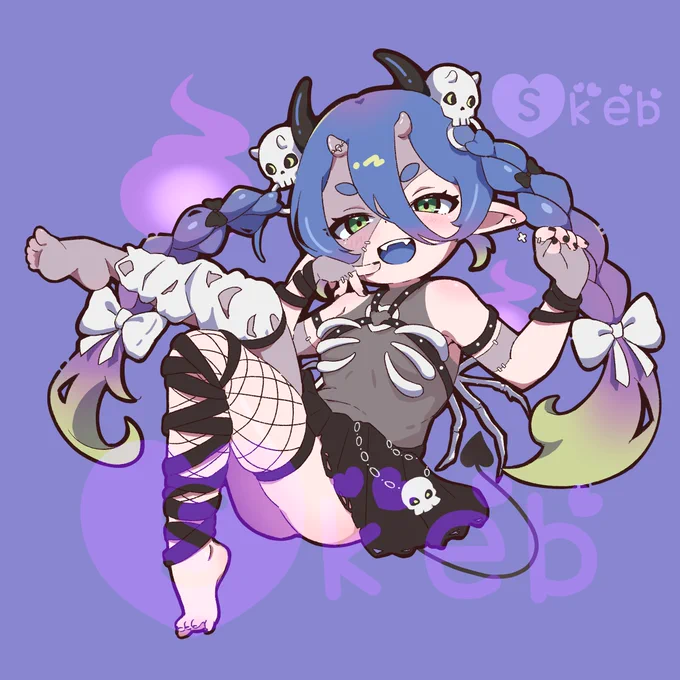 Skebリクエストありがとうございます #obiiart