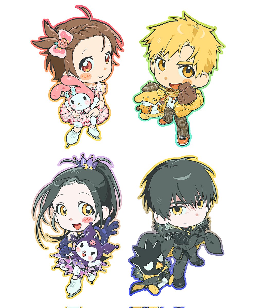 #漫画メダリスト #メダリストFA
기다리던 11권 한국어...🥹🥹
너무 기뻐서 산리오메달크오 그림