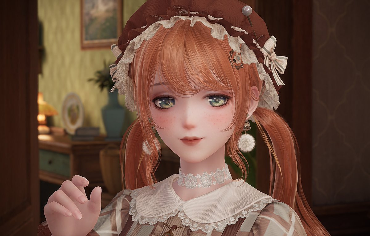 Nikki with freckles ......😳💓 #InfinityNikki