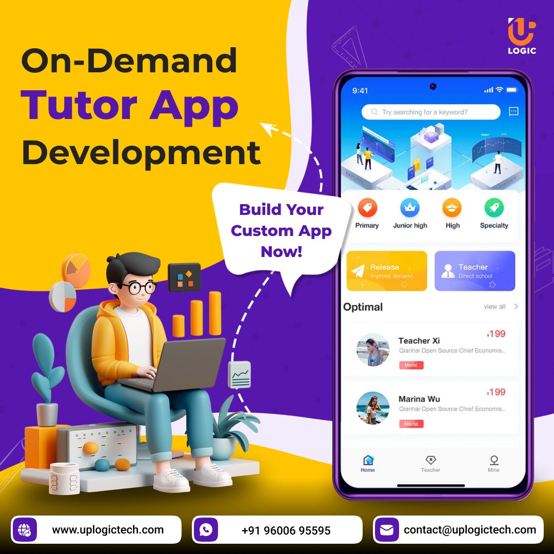 Uplogictech's tweet image. Develop a tutor app that transforms learning with real-time interaction, engaging content, and AI-powered tutoring! 🎓Offer students quizzes, personalized recommendations, and interactive lessons—all in one innovative app.
uplogictech.com/tutor-app-deve…
#TutorApp #TutorAppDevelopment