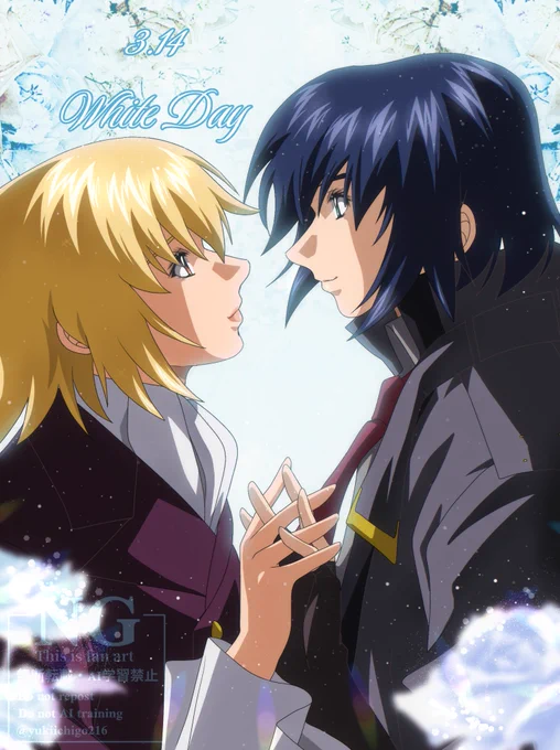 White Day !「そばにいてくれてありがとう、カガリ」「私の方こそだ、アスラン」 