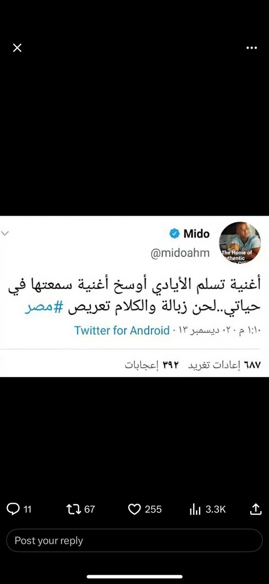 مصر اكبر من اي مؤسسه يا ميدو