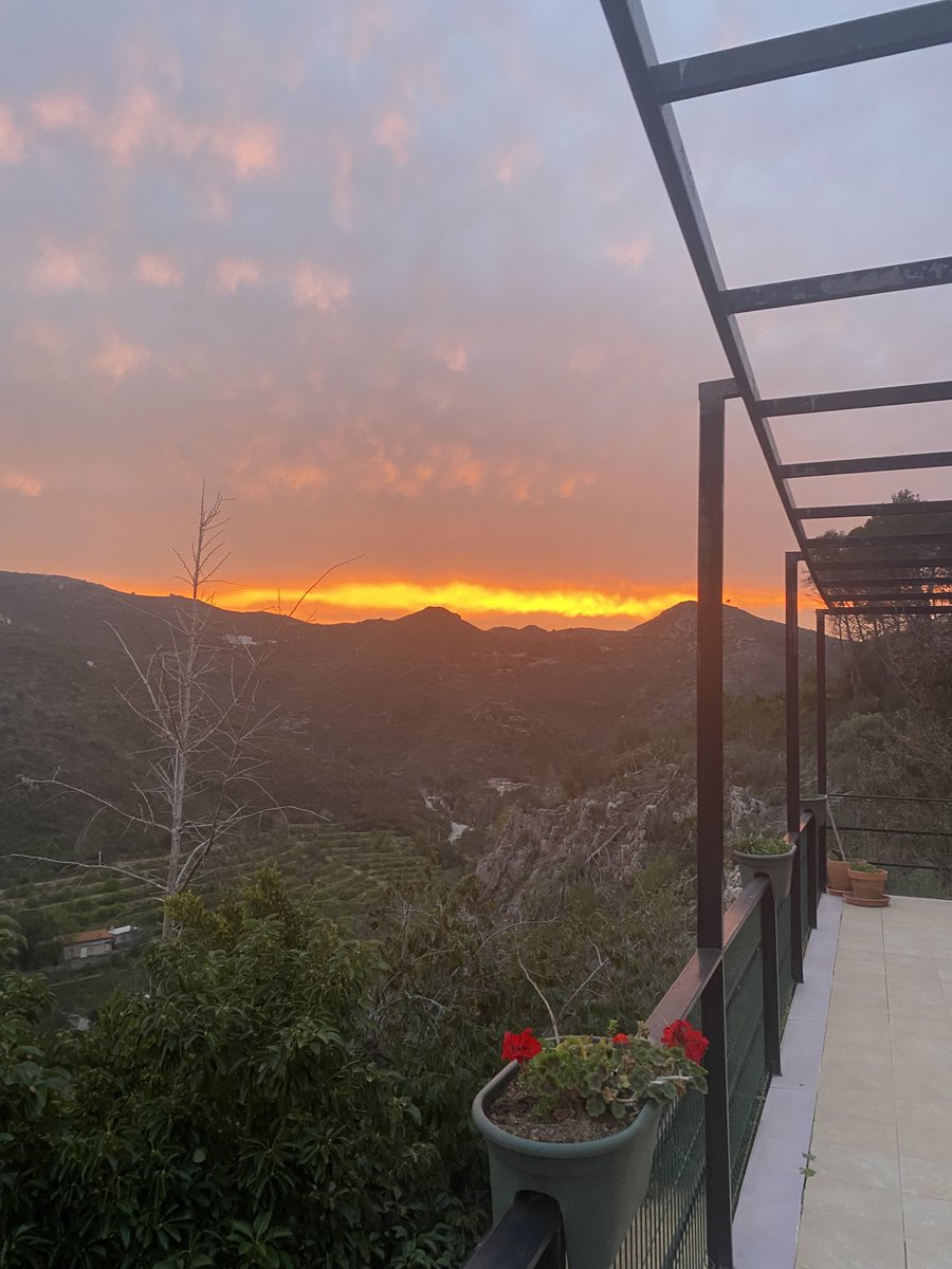 Bitmaptoshi's tweet image. Vernal equinox approaching.  My Sunsets are insane at this time of year.