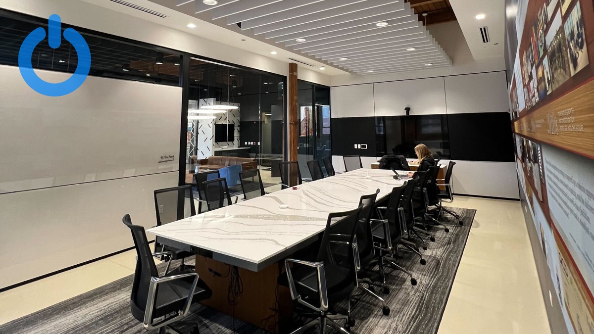 EncompassAV's tweet photo. 🚀 GSF Upgrades Conferencing!

GSF’s Chicago office now features YeaLink AI cameras, Shure &amp; QSC audio, and Martin Audio sound for high-quality meetings. Crystal-clear video, flawless audio, and an intuitive interface — next-level conferencing is here!

#GSF #EncompassConnect https://t.co/fDPagJ1IH5