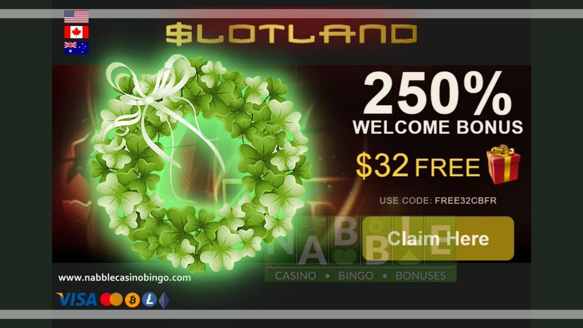 nabblecasino's tweet image. Slotland Casino Newsletter Bonus Codes 2025 | St. Paddy’s Day up to 85% Bonus nabblecasinobingo.com/slotland-casin… #casino #BonusCode #CouponCode #OnlineCasino #slots #StPatricksDayWeekend #Slotland