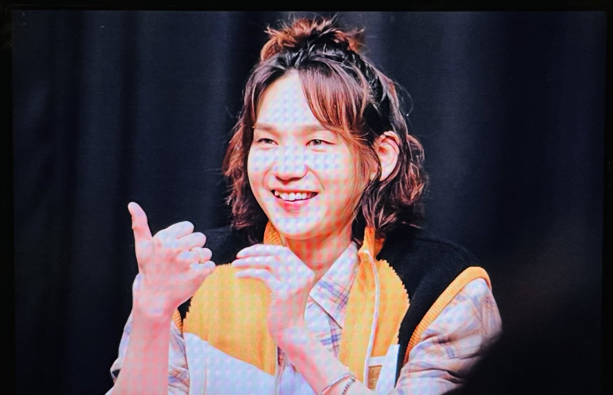 TsubomiPD's tweet photo. 今日も楽しかった！健太といつものように日本語しゃべってたら、サンギュンに「いつも日本語だと話すのが早くて健太みたい。健太の女の子バージョン！」って言われたのが本日のハイライト。（サインはお名前をうーんって思い出して自慢げに書いてくれたのが「つぽみ」だったのかわいすぎて頭抱えた https://t.co/Ec2eiWCWSx