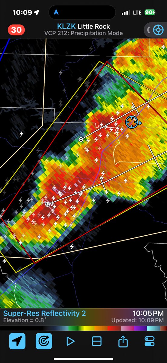 Good morning, everyone! Driving back home from delivering a boat in Texas! Last night getting chased by a storm cell, with a tornado warning and large hail! Everyone in the path of these storms today, be safe! Looks to be an ugly day!