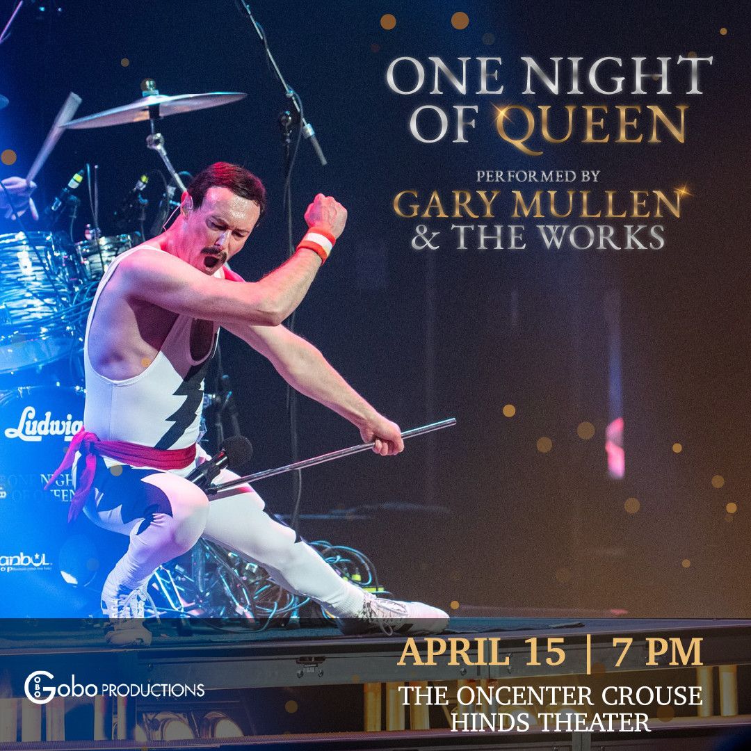 NEXT MONTH!! ✨ #OneNightOfQueen ✨

🎙️🎶 Celebrate the 40th anniversary of Queen’s ‘The Works Tour’ on April 15th, 7 PM at The Oncenter!

👑 They WILL ROCK YOU! ✨ Rock out with Gary Mullen &amp; The Works Official!

Tickets: BroadwayUtica.org/shows/one-nigh…

#BroadwayUtica