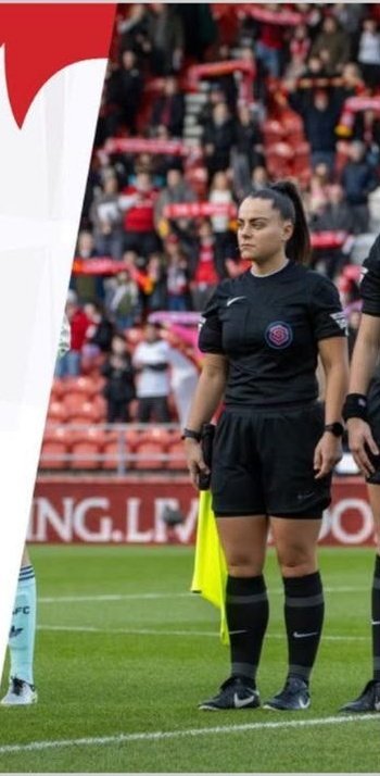 Didsbury High School PE (@didsburype) on Twitter photo ⚽️ | Staff success
Congratulations to Miss Harland, who is an assistant referee for today's Women's League Cup Final 🏆 between <a href="/chelseawomenfc/">ChelseaFC Women</a> and <a href="/ManCityWomen/">Manchester City Women</a>!
<a href="/ELITEPathwayLT/">ELITE Pathway</a> ⚽️ | Staff success
Congratulations to Miss Harland, who is an assistant referee for today's Women's League Cup Final 🏆 between <a href="/chelseawomenfc/">ChelseaFC Women</a> and <a href="/ManCityWomen/">Manchester City Women</a>!
<a href="/ELITEPathwayLT/">ELITE Pathway</a>