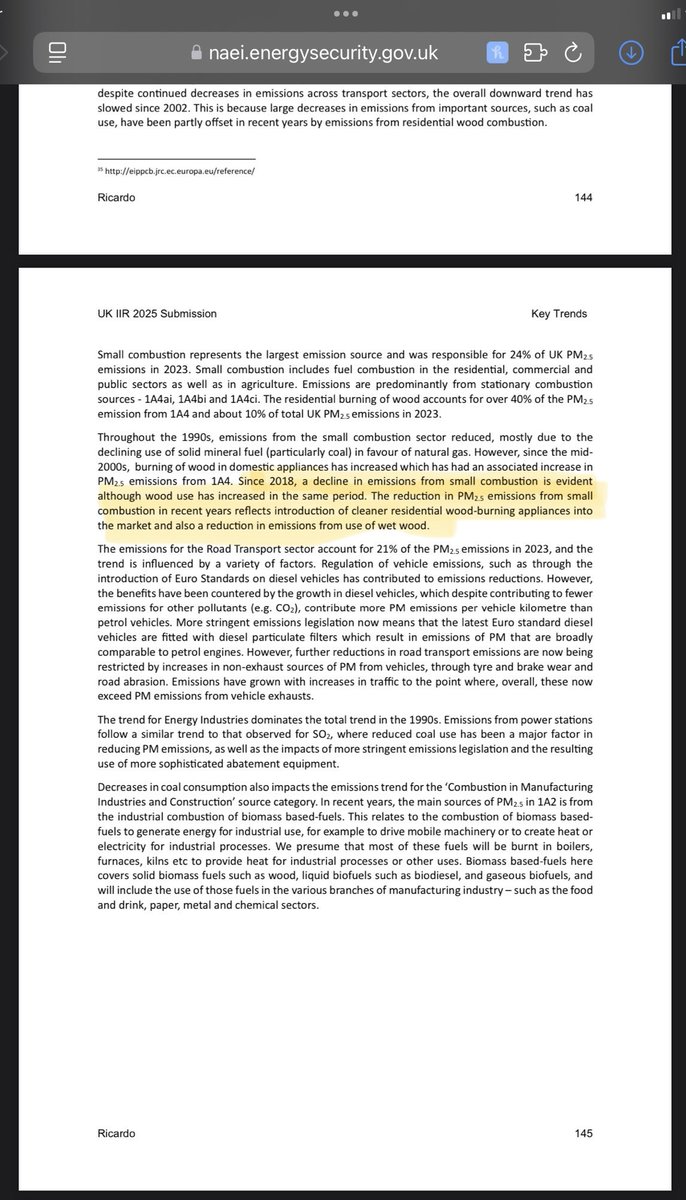 Really encouraging NAEI report just published: ‘The reduction in PM2.5 emissions from small combustion in recent years reflects introduction of cleaner residential wood-burning appliances into the market…’ 
Our innovation is making a difference &amp; we will continue to improve!