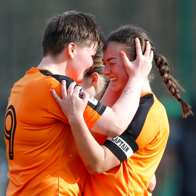 FAWales's tweet photo. 💬 "We work well together, we haven’t got anything to lose. We like being the underdog and proving people wrong."

After causing a shock in the last round, Madison Williams says @PontyUnitedW are relishing their #ButeEnergyWelshCup semi-final against Wrexham tomorrow ⤵️