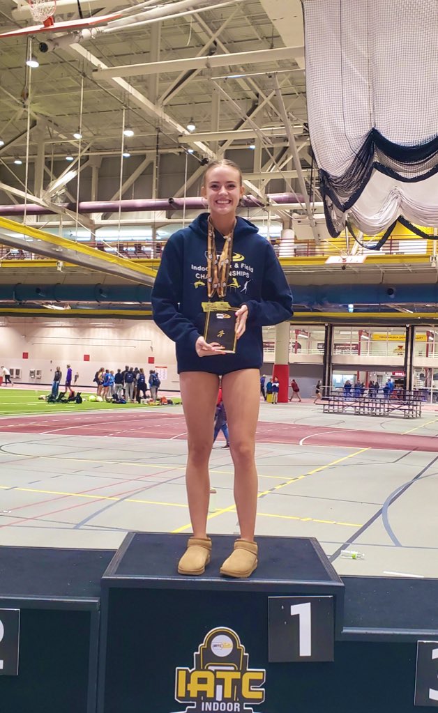 Our stand out senior, Emma Havighurst, earned the Athlete of the meet. 3 of her 4 had podium finishes (all 1st might we add).  This hard working, intelligent, leader on our team earns every bit of this honor.  Proud of you Emma!!