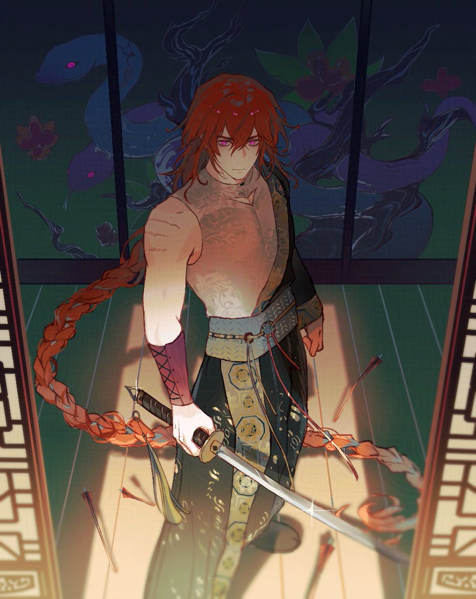 _Pinlin's tweet image. OC Zeikun - Full illustration for my Coloso.