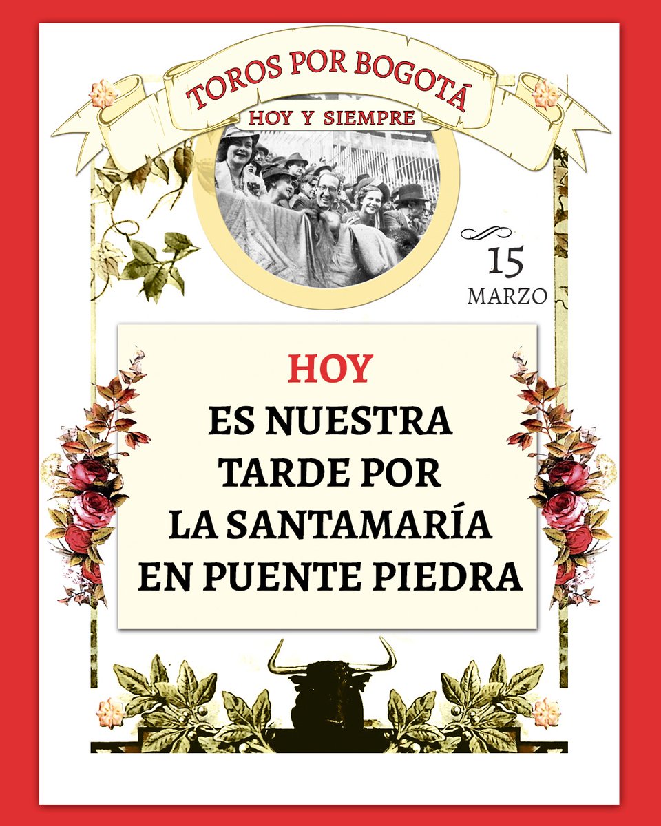 Llegó el gran día.
Nos vamos a los Toros en PUENTE PIEDRA.
Será un canto a la LIBERTAD.