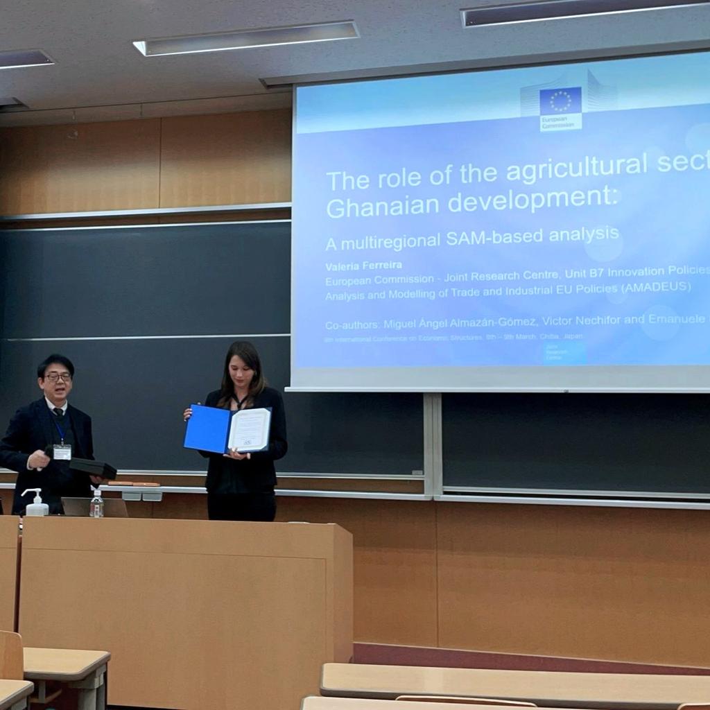 valeferreira816's tweet photo. 📢I was invited as a keynote speaker at the 9th International Conference on Economic Structures in 🇯🇵 🎉This invitation was in recognition of the Lawrence R. Klein Award, which honours the best paper published in the Journal of Economic Structures
#JointResearchCentre
#EU https://t.co/rEUU2MlSGb