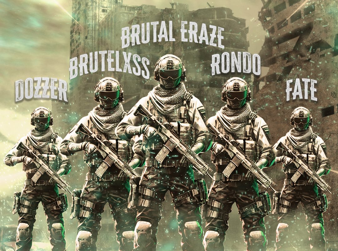 7VN (@7vnofficial) on Twitter photo 🚨Roster Announcement🚨
Representing 7VN for the upcoming <a href="/AMeLeague/">AEL - Amateur Esports League</a> Season 2
Division 3
⚪️<a href="/Tz_Eraze/">Brutal Eraze x</a>
⚪️@itsrondoeu
⚪️<a href="/Fate_COD_/">Fate</a>
⚪️<a href="/Brutelxss/">Jack</a>
⚪️<a href="/dozzer/">Dozzer</a> 🚨Roster Announcement🚨
Representing 7VN for the upcoming <a href="/AMeLeague/">AEL - Amateur Esports League</a> Season 2
Division 3
⚪️<a href="/Tz_Eraze/">Brutal Eraze x</a>
⚪️@itsrondoeu
⚪️<a href="/Fate_COD_/">Fate</a>
⚪️<a href="/Brutelxss/">Jack</a>
⚪️<a href="/dozzer/">Dozzer</a>