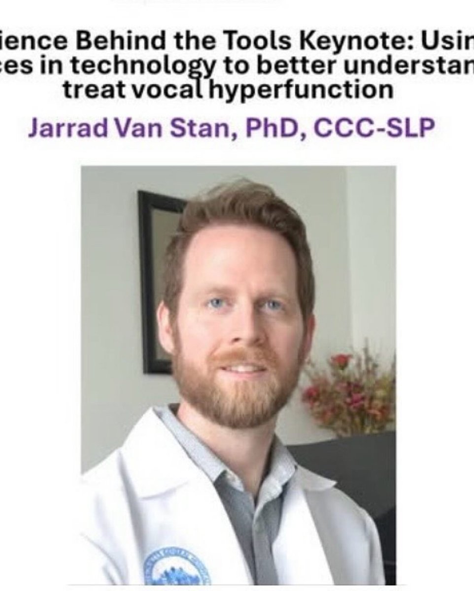 Jarrad Van Stan (@drvanvoiceman) on Twitter photo Utah’s annual Performance Voice Conference is always great and just opened for registration:
medicine.utah.edu/otolaryngology…
Hope to see you there!
<a href="/BarkmeierJulie/">Julie Barkmeier-Kraemer</a> <a href="/MGHVoiceCenter/">MGH Voice Center</a>
<a href="/harvardmed/">Harvard Medical School</a> Utah’s annual Performance Voice Conference is always great and just opened for registration:
medicine.utah.edu/otolaryngology…
Hope to see you there!
<a href="/BarkmeierJulie/">Julie Barkmeier-Kraemer</a> <a href="/MGHVoiceCenter/">MGH Voice Center</a>
<a href="/harvardmed/">Harvard Medical School</a>