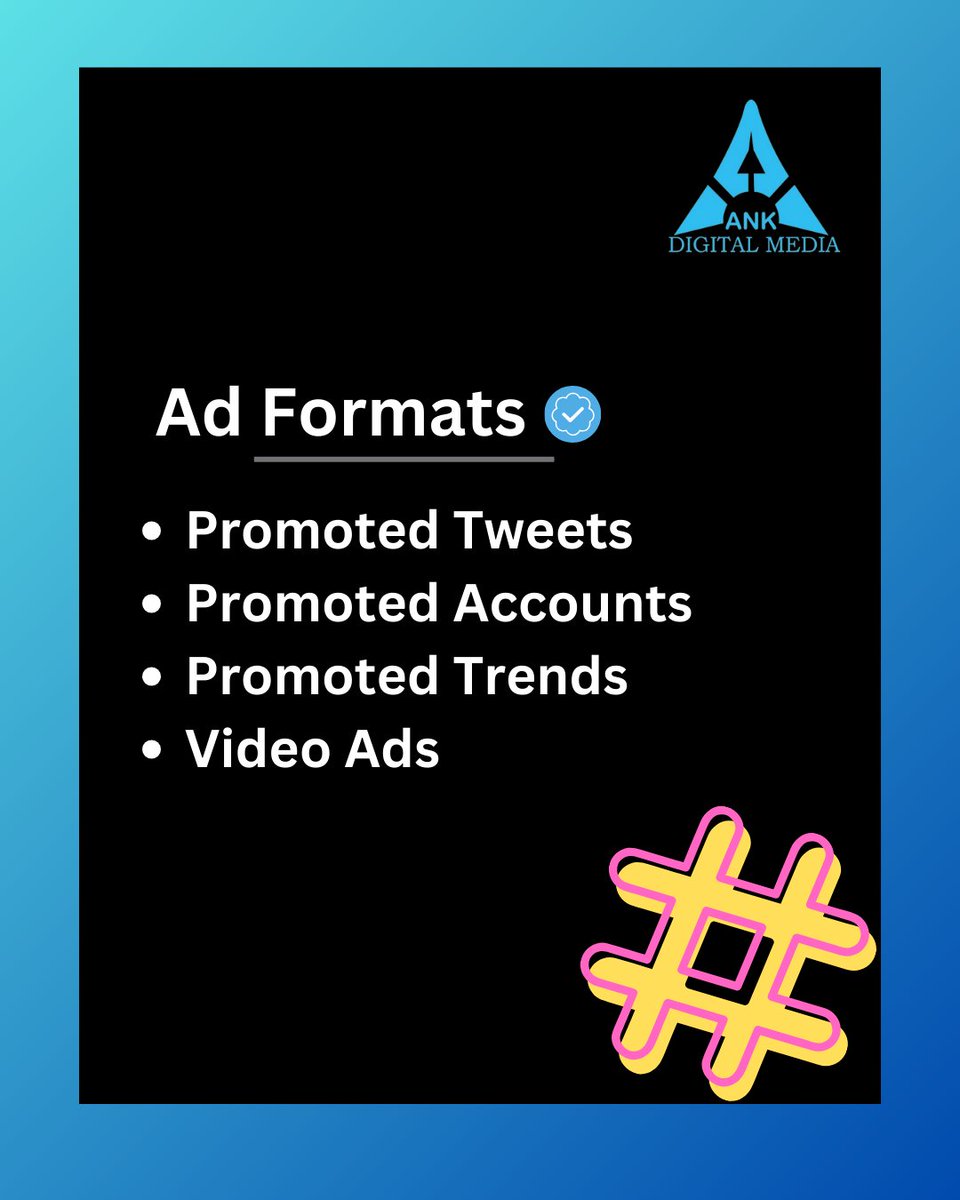 ankdigitalmedia's tweet photo. Boost your brand with Twitter Ads! 🎯 Target the right audience and see real results. Ready to grow with ANK Digital Media? 🚀

📞 Call us now: 099997 79817 

#ankdigitalmedia #digitalmarketingtips #twitterads #twittermarketing #digitalmarketingagency #digitalmarketingagencydelhi https://t.co/2fvOP9cWDw
