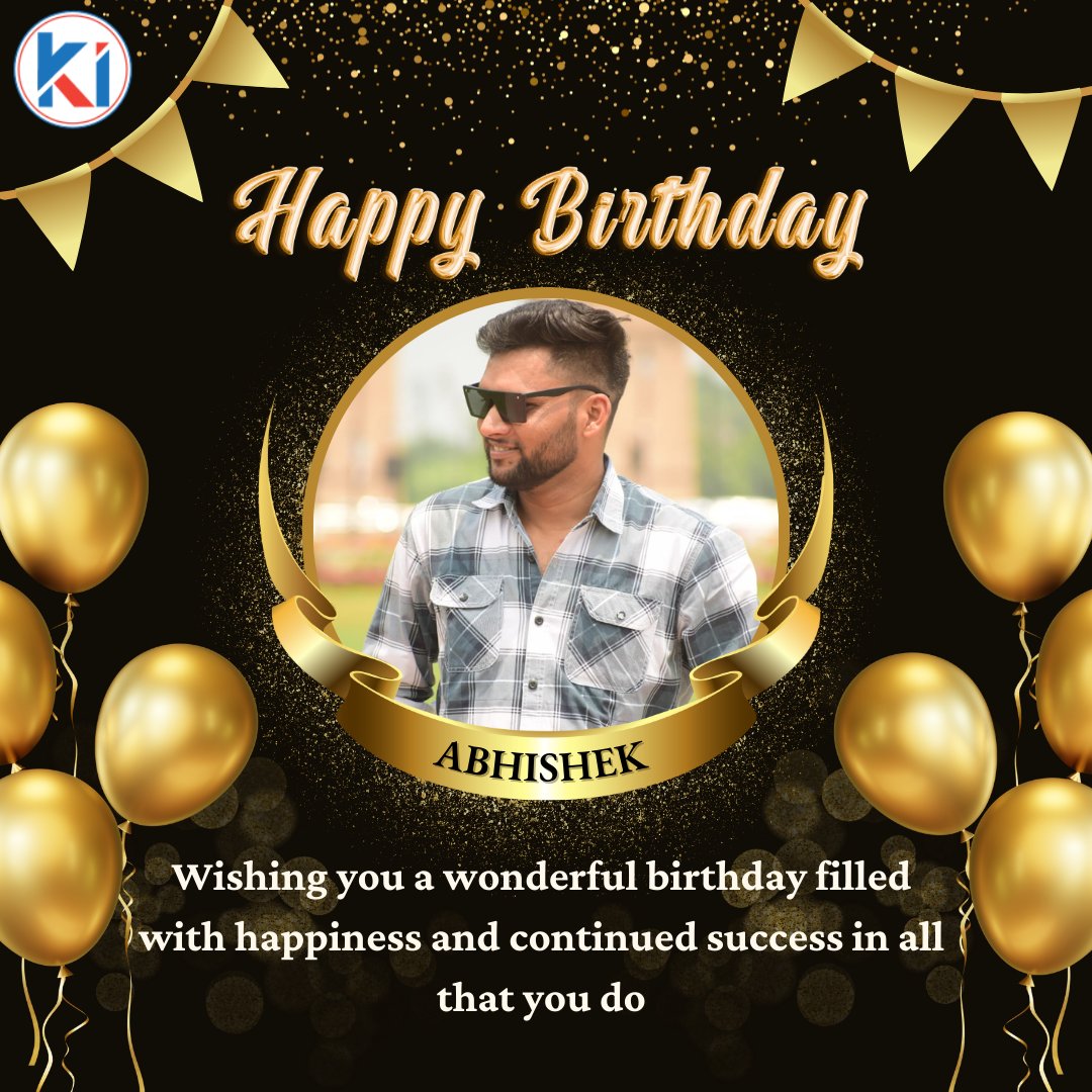 KInfocom's tweet photo. Happy Birthday @official_abhi_yadav_325 ! May this year bring you growth, success, and new opportunities. Have a great birthday!🎊

#instagram #corporategifts #BirthdayParty #kitoinfocom #birthday #birthdayparty #officelife #instadaily #reelstrending #trending #occassions https://t.co/36OQmRzfKW