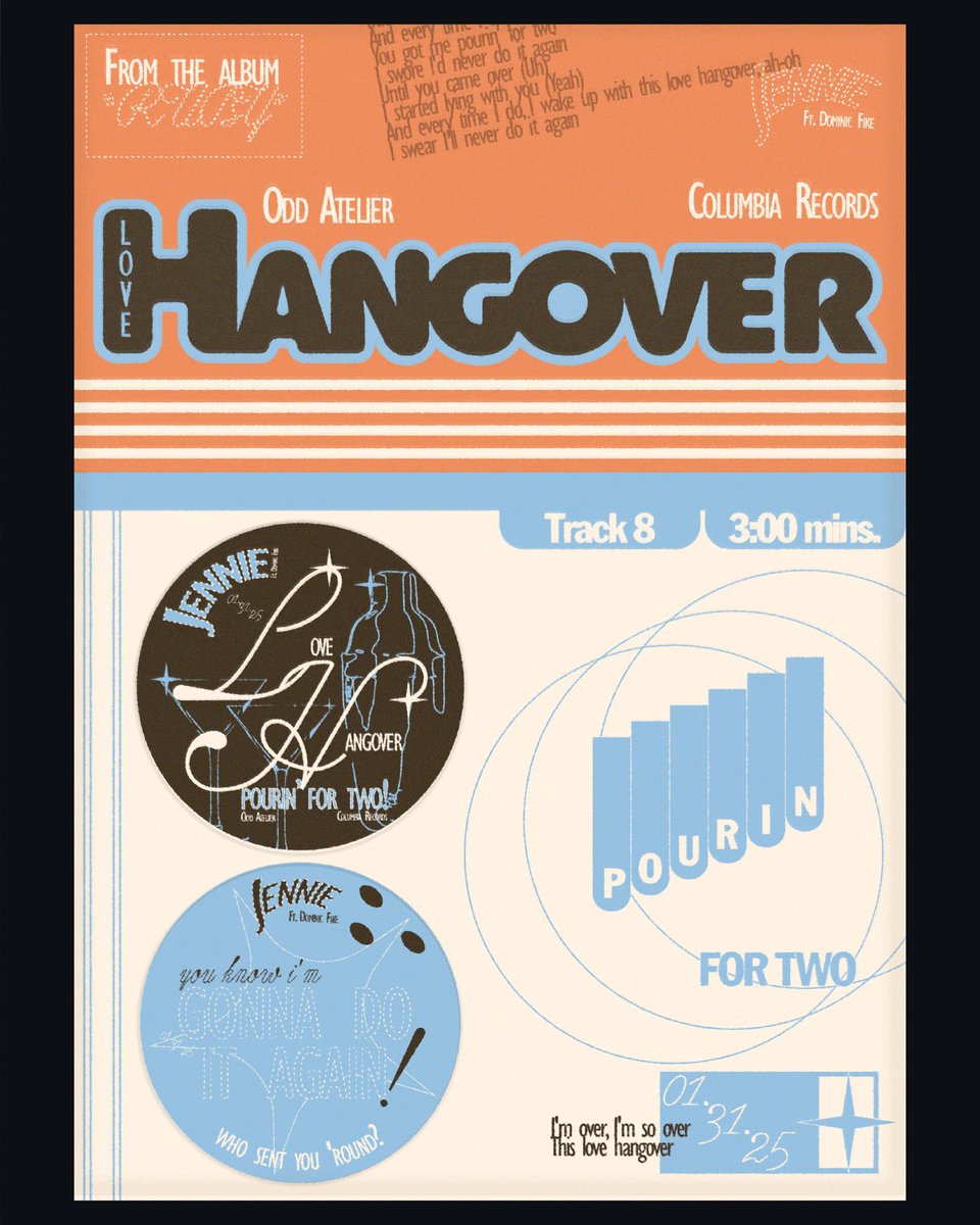 mock cocktail coasters for love hangover by Jennie 🙂‍↕️🙂‍↕️