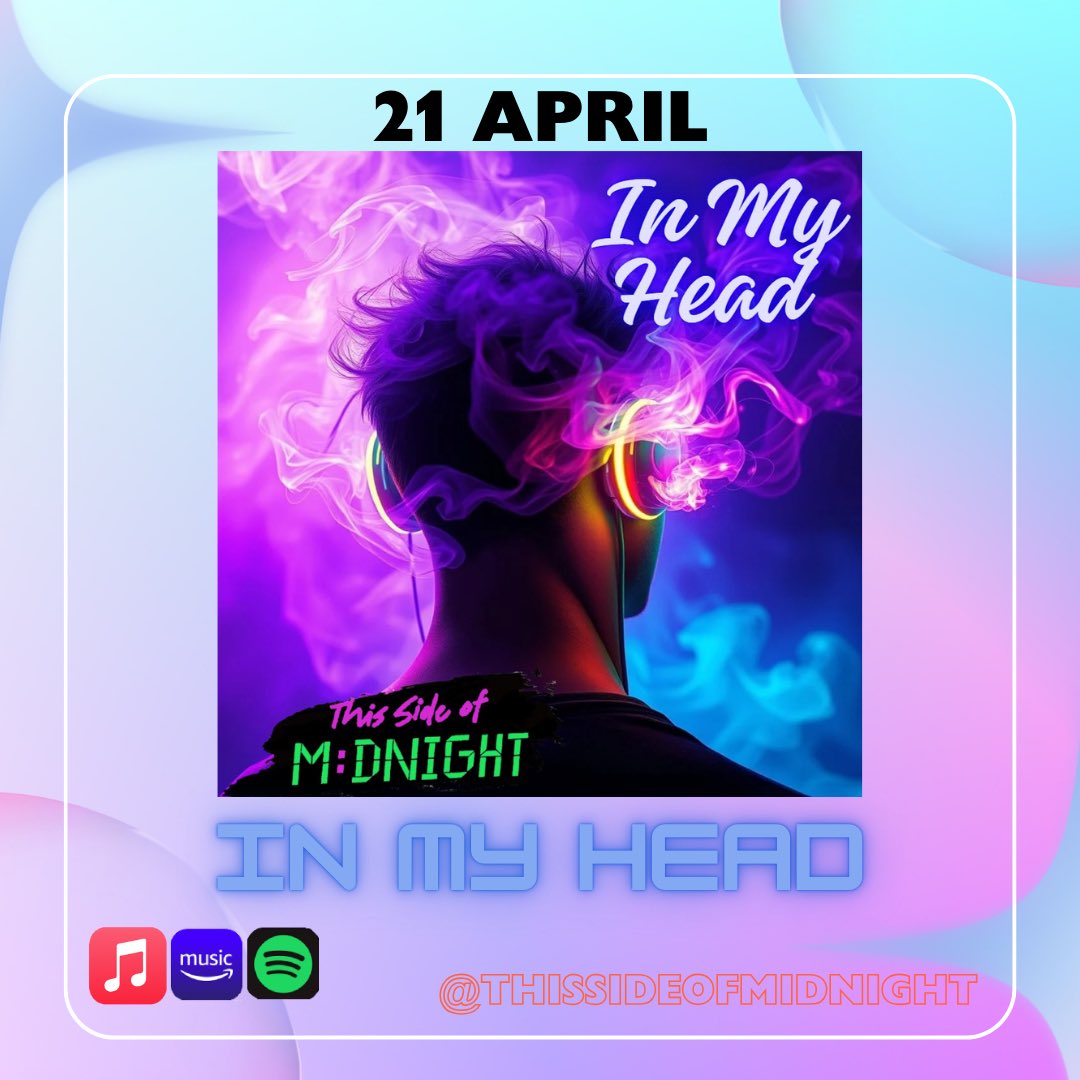 TSOMidnight's tweet photo. Our new song, In My Head, will be available to stream on April 21st. https://t.co/NXuqscBjYP