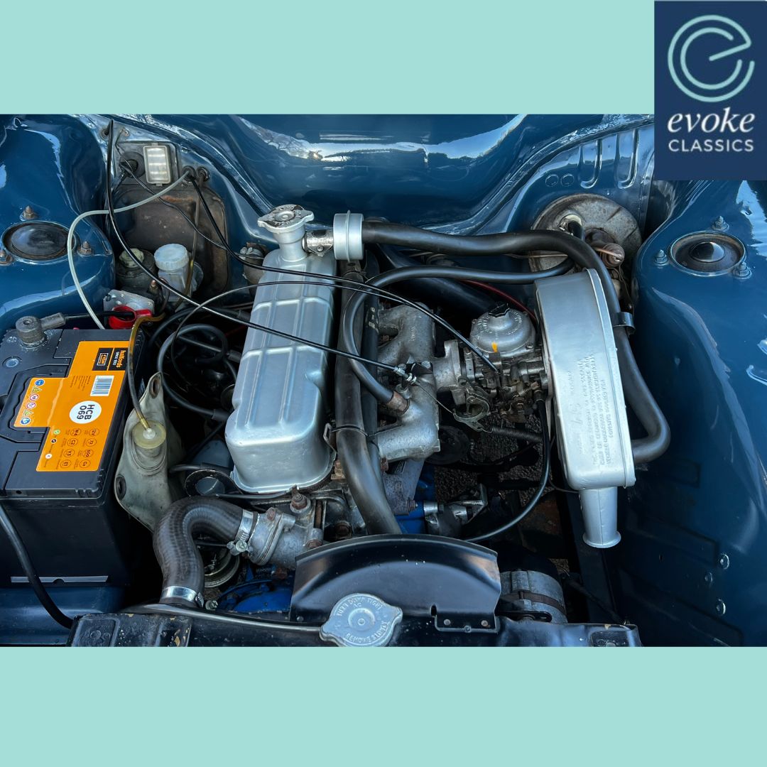 EvokeClassics's tweet image. LIVE AT AUCTION
1970 Sunbeam Alpine Fastback
evoke-classics.com/auction/#/lots…
Lovely example
Well maintained
1725cc engine with a single Zenith-Stromberg carburettor
4 speed manual
From a private collection
Will be supplied with a fresh MOT
#Sunbeam #Alpine #SunbeamAlpine
