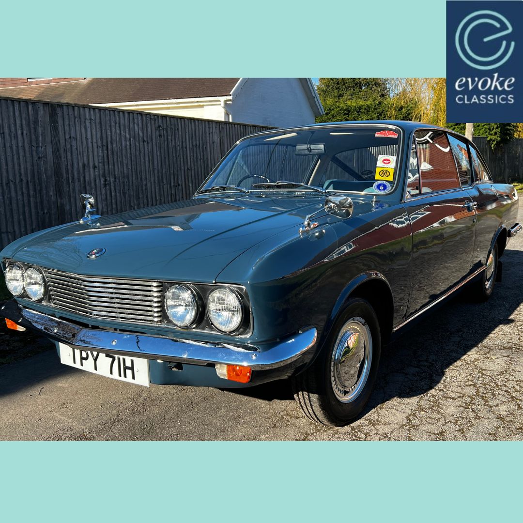 EvokeClassics's tweet image. LIVE AT AUCTION
1970 Sunbeam Alpine Fastback
evoke-classics.com/auction/#/lots…
Lovely example
Well maintained
1725cc engine with a single Zenith-Stromberg carburettor
4 speed manual
From a private collection
Will be supplied with a fresh MOT
#Sunbeam #Alpine #SunbeamAlpine