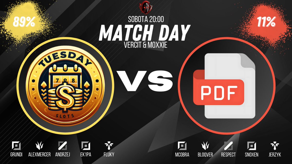 GS_tournaments's tweet photo. Dzisiaj poznamy kolejne dwie drużyny, które dołączą do @SmoczeW, @FISZ_Esport i @SpartaKato_LOL w play-offach!

Pierwszy pojedynek to starcie @RKSHuwduLoL (SSK) z UWZ a zaraz po nim @tuesday_slots zmierzą się na PDFy

Start transmisji📹: 17:00
Casterzy🎙️: @Vercitt @moksiarski https://t.co/xybmsl7hhA