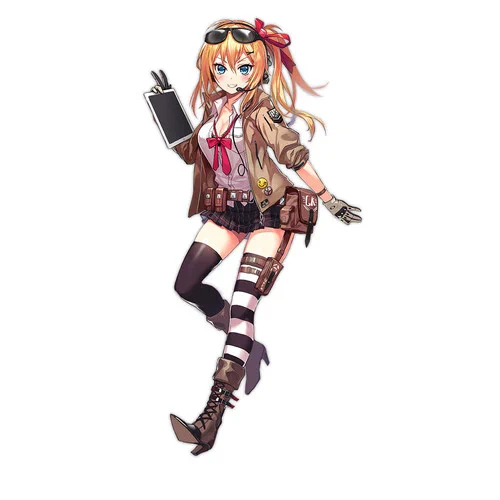 #ドルフロ2 カリーナというキャラを今知ったのだが…すげぇ変わりよう…